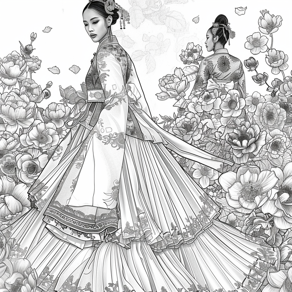 Blossoms of Elegance – The Hanbok Muse