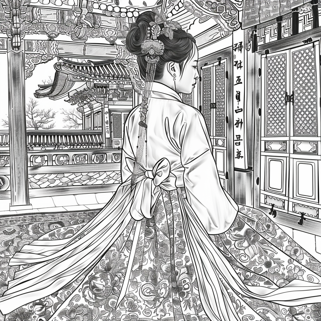 Whispers of the Palace Courtyard