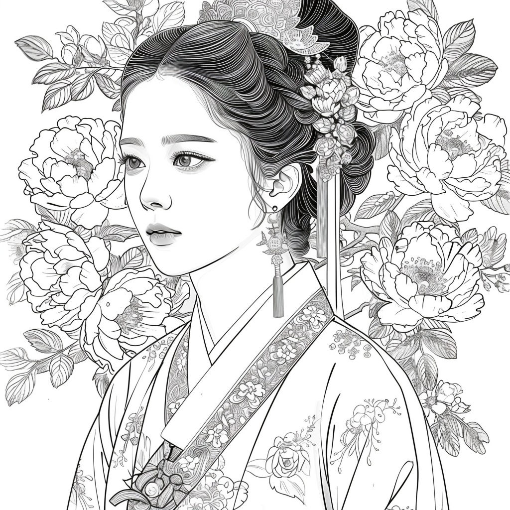 Golden Elegance – The Peony Empress