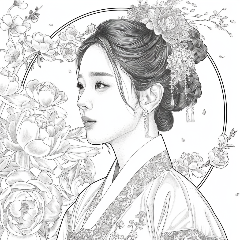 Elegance in Bloom – The Noble Flower of Joseon
