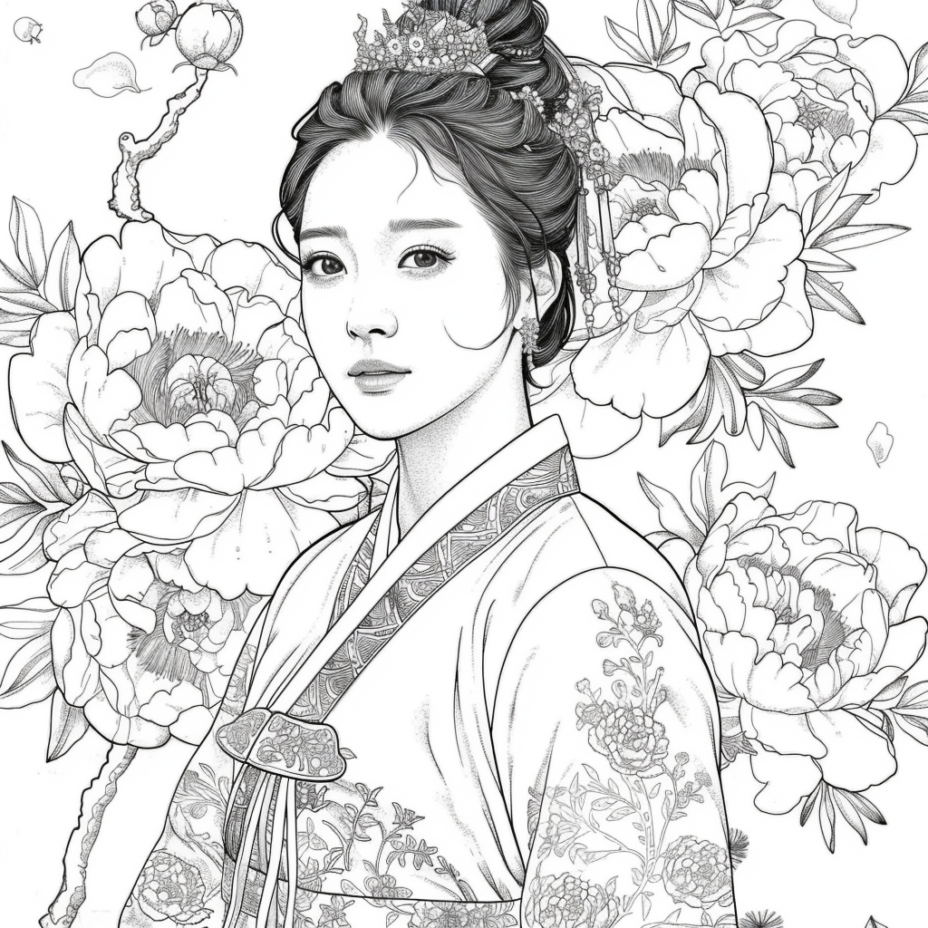 Elegance in Bloom – The Noble Flower of Joseon