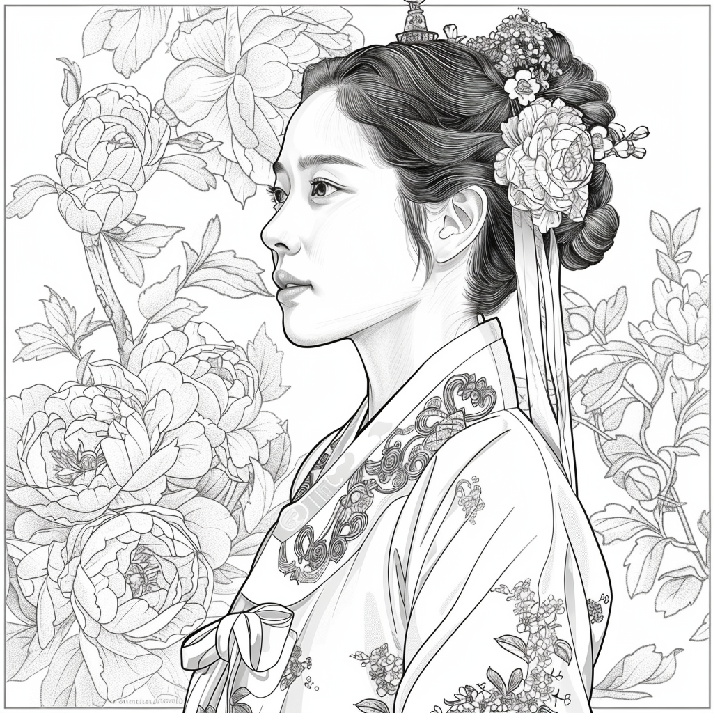 Golden Elegance – The Peony Empress
