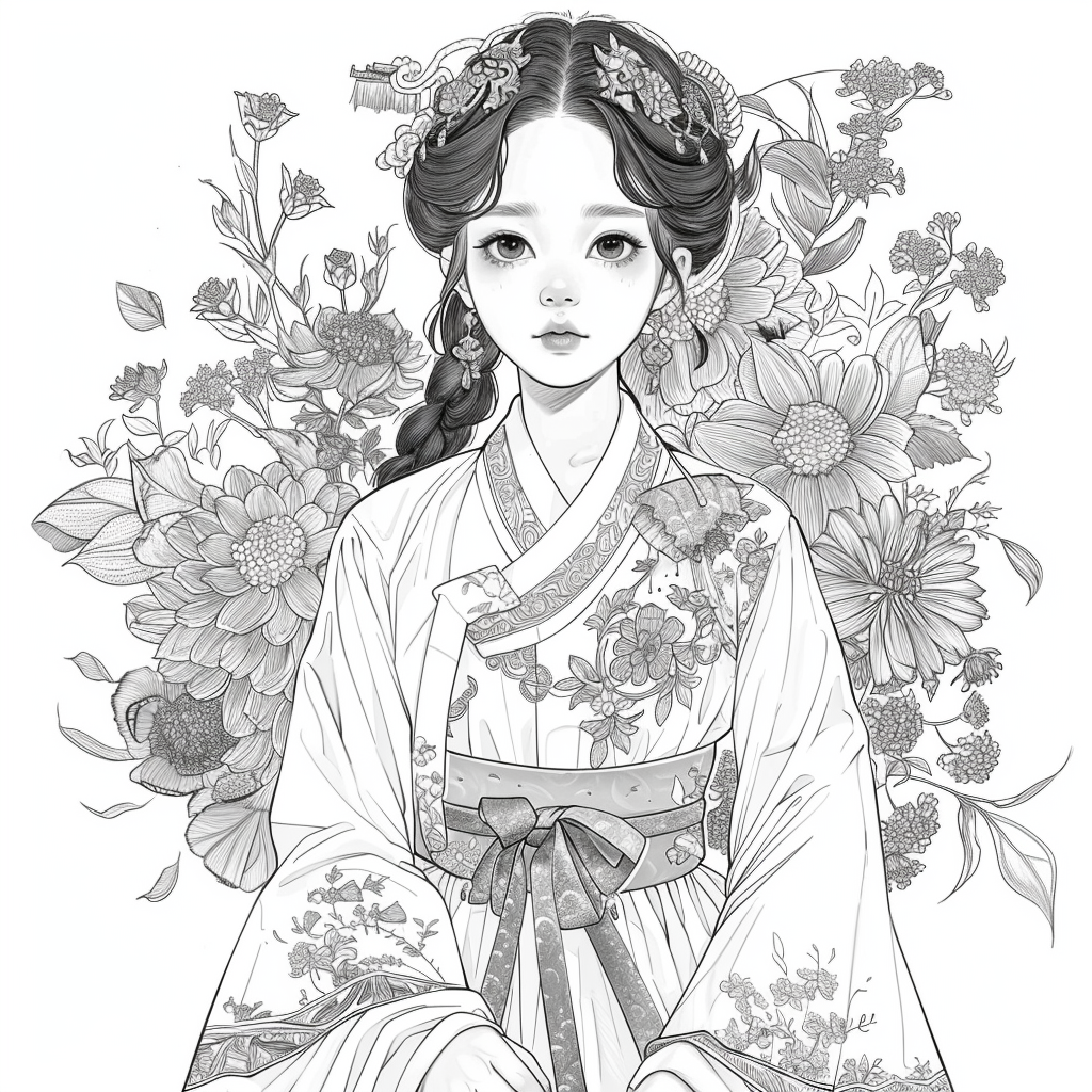 Radiant Elegance of a Korean Princess