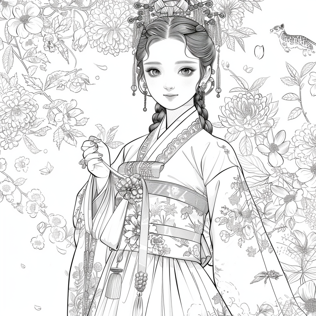 Radiant Elegance of a Korean Princess