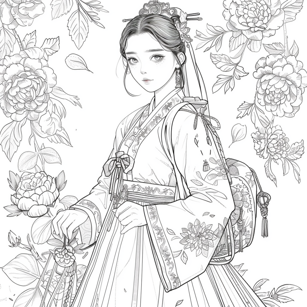 Radiant Elegance of a Korean Princess