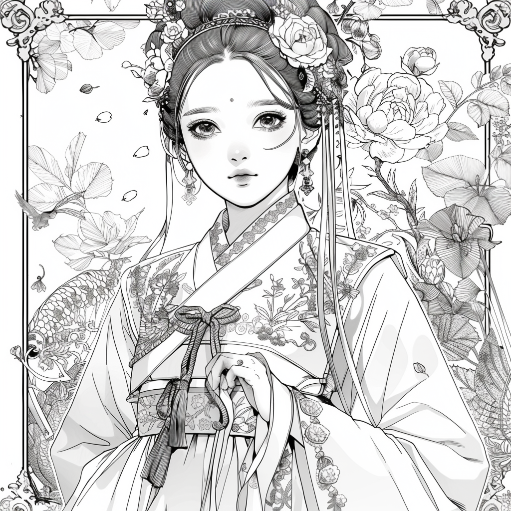 Radiant Elegance of a Korean Princess