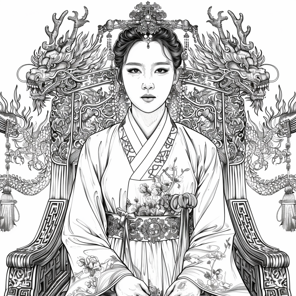 The Majestic Queen of Dragons