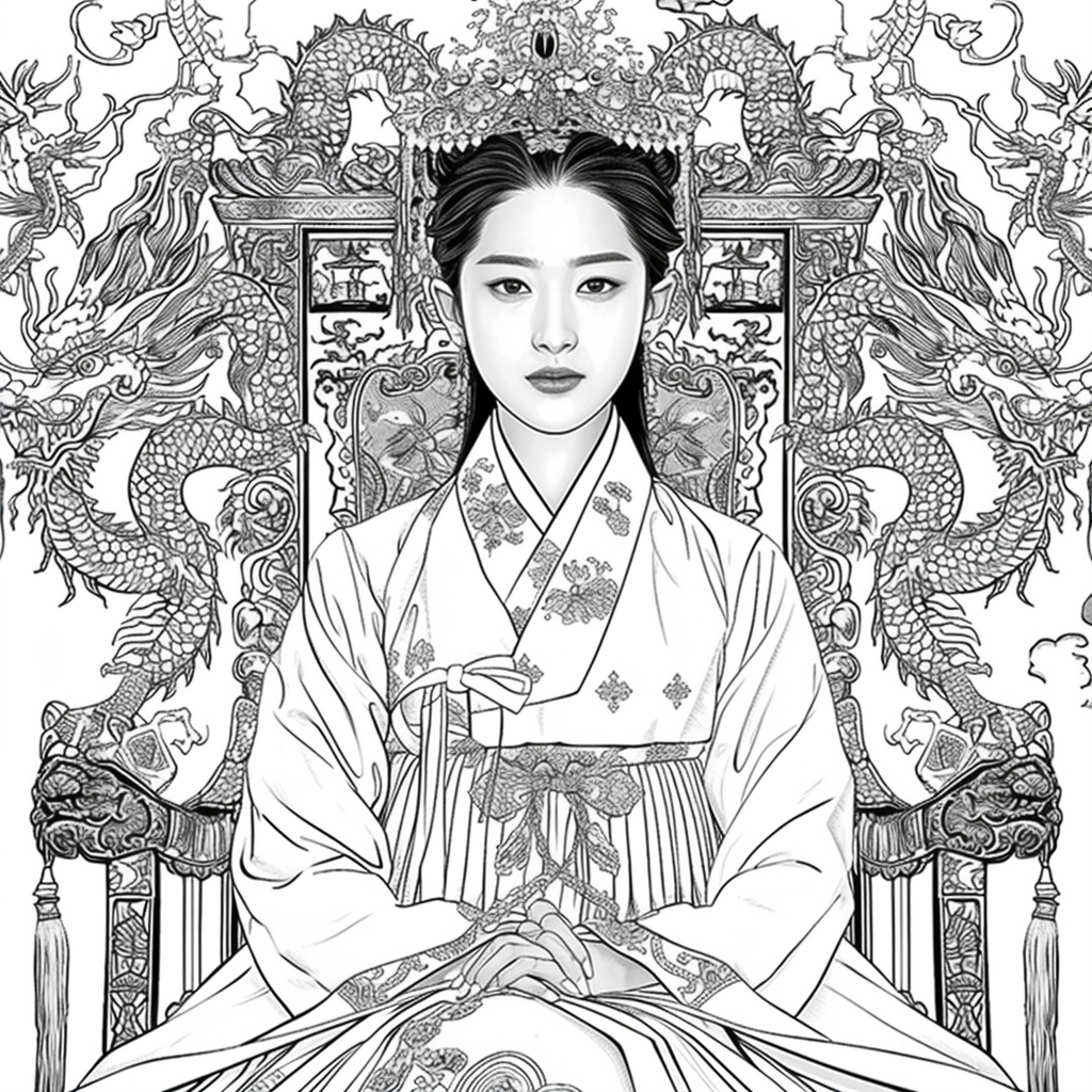 The Majestic Queen of Dragons