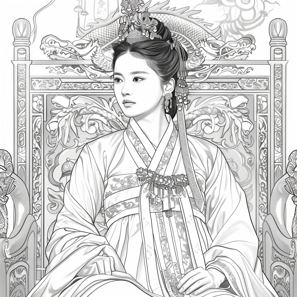 The Majestic Queen of Dragons