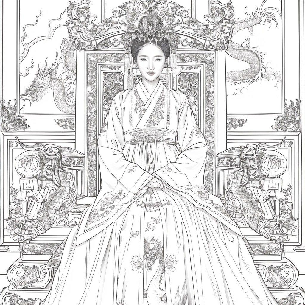 The Majestic Queen of Dragons