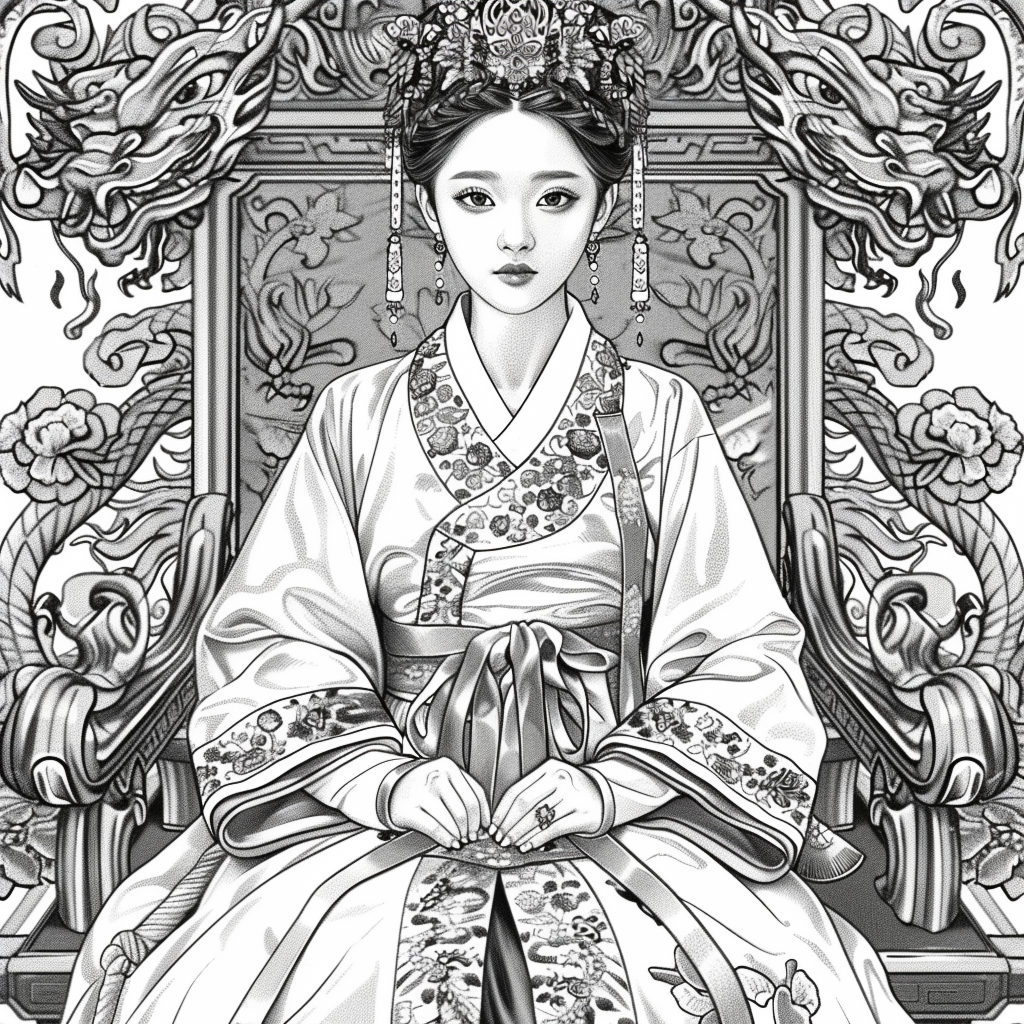 The Majestic Queen of Dragons