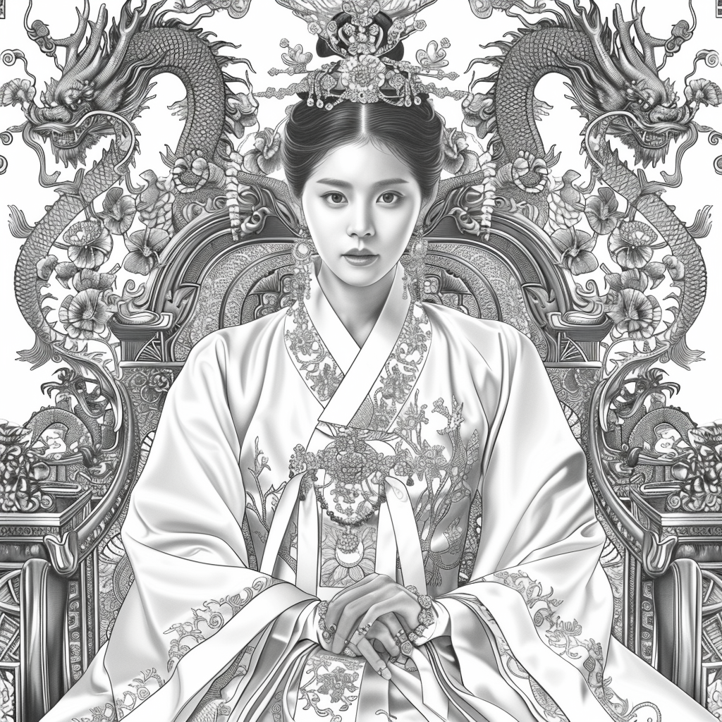 The Majestic Queen of Dragons