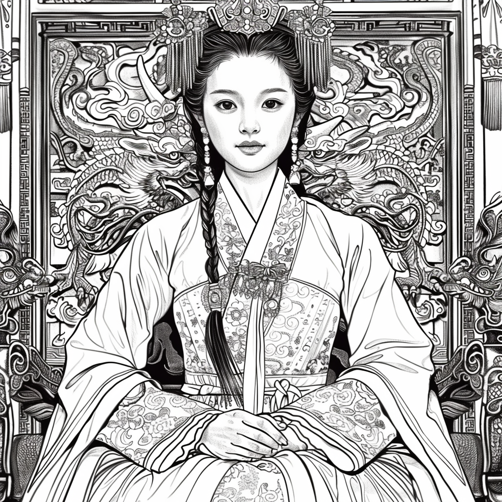 The Majestic Queen of Dragons