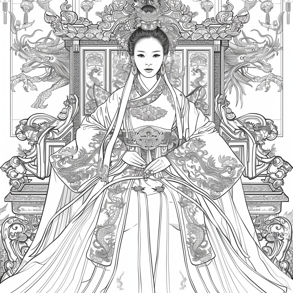 The Majestic Queen of Dragons