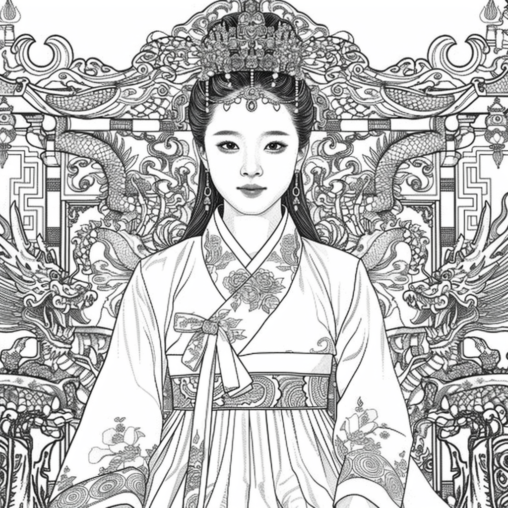 The Majestic Queen of Dragons