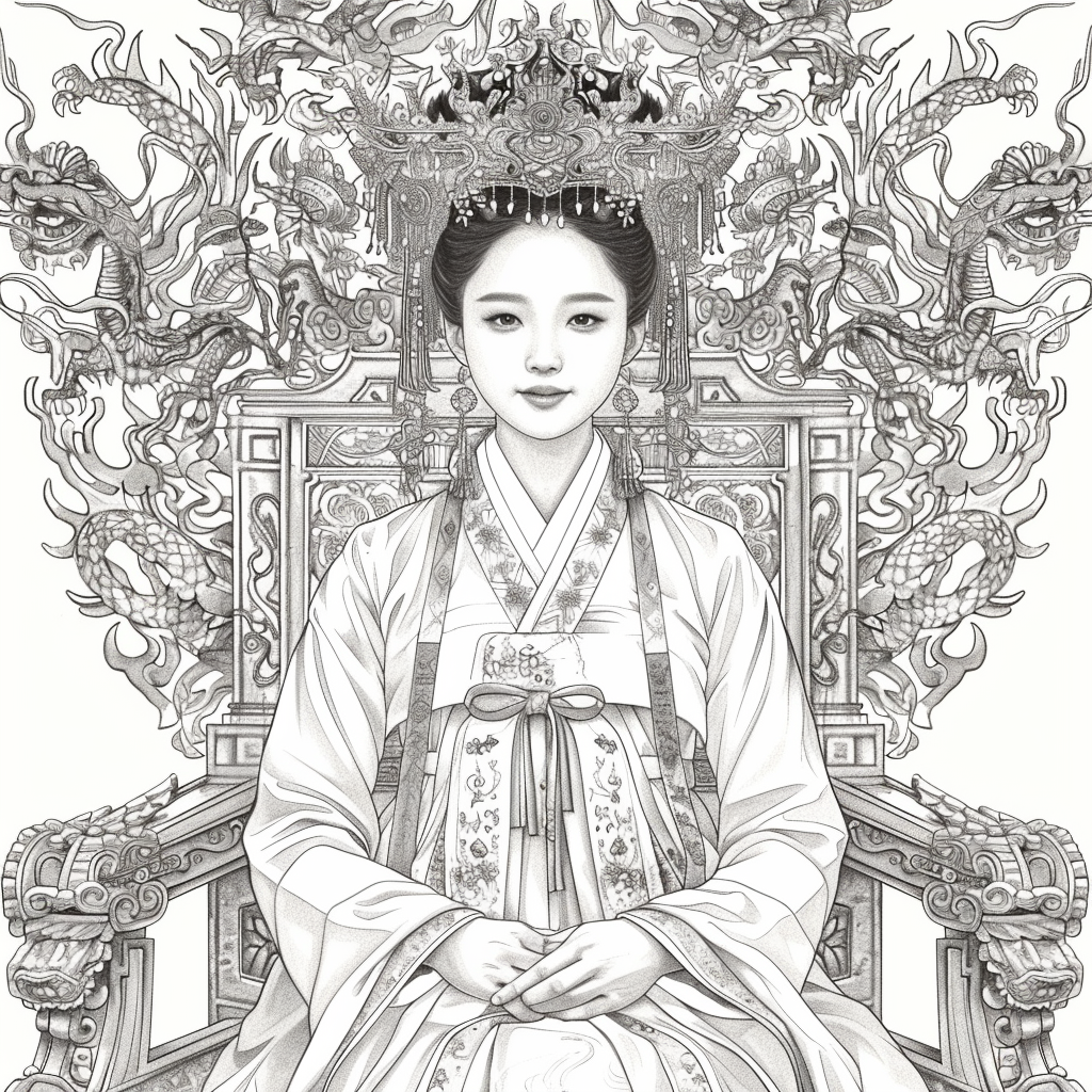 The Majestic Queen of Dragons