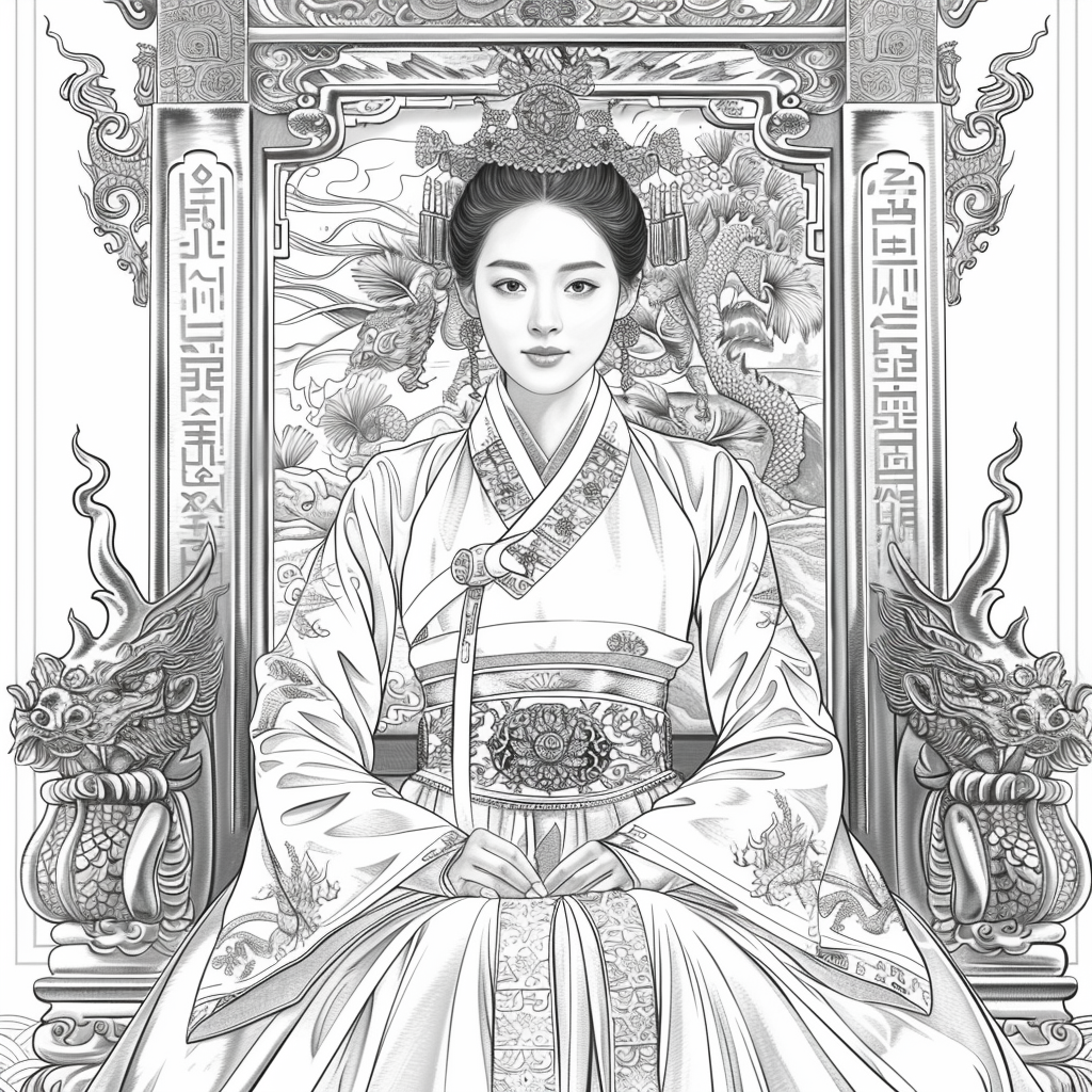 The Majestic Queen of Dragons