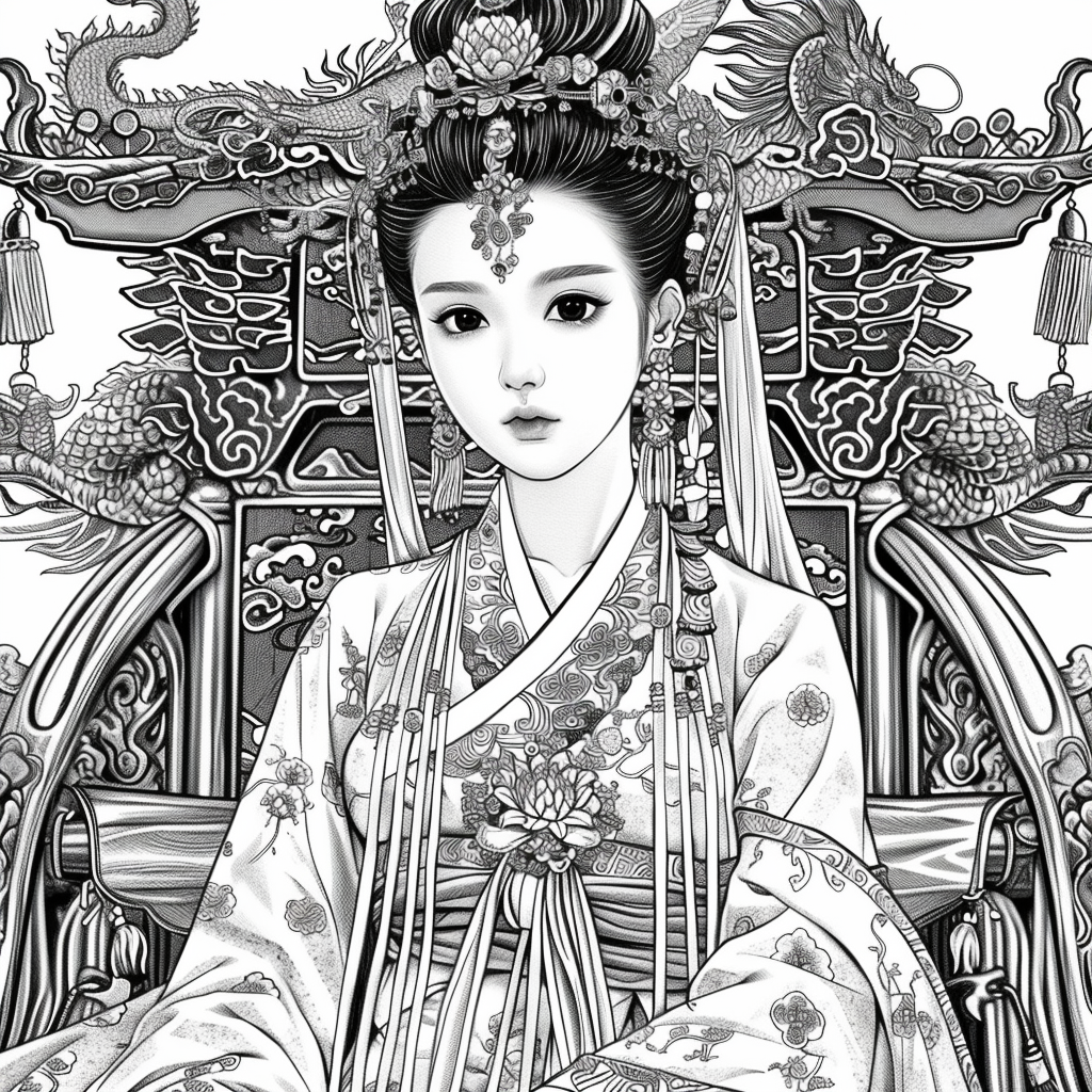 The Majestic Queen of Dragons