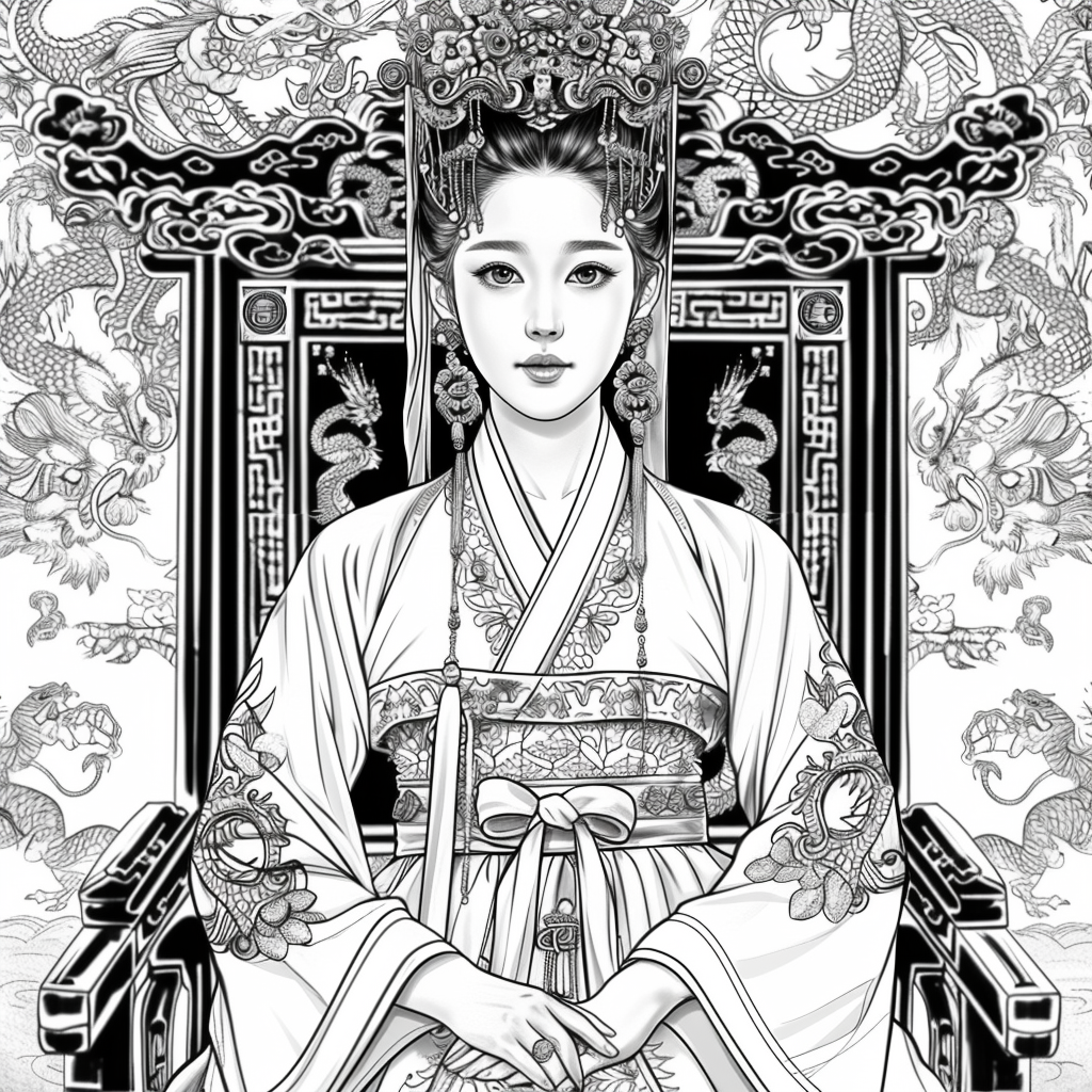 The Majestic Queen of Dragons