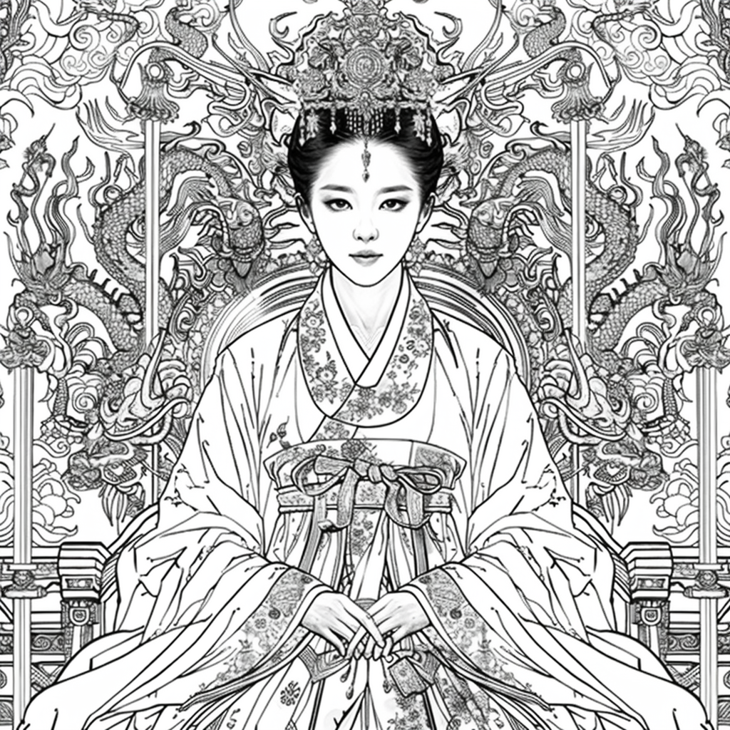 The Majestic Queen of Dragons