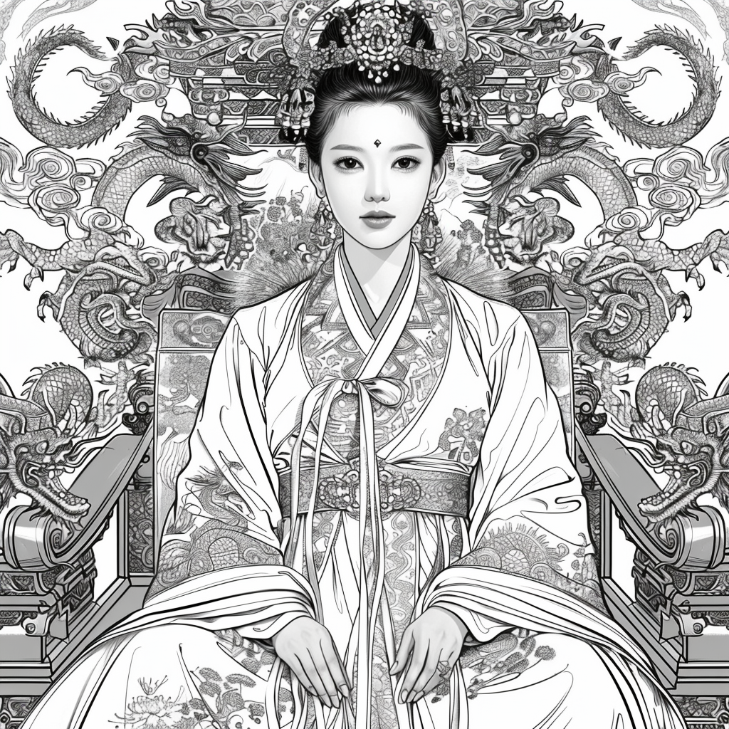 The Majestic Queen of Dragons