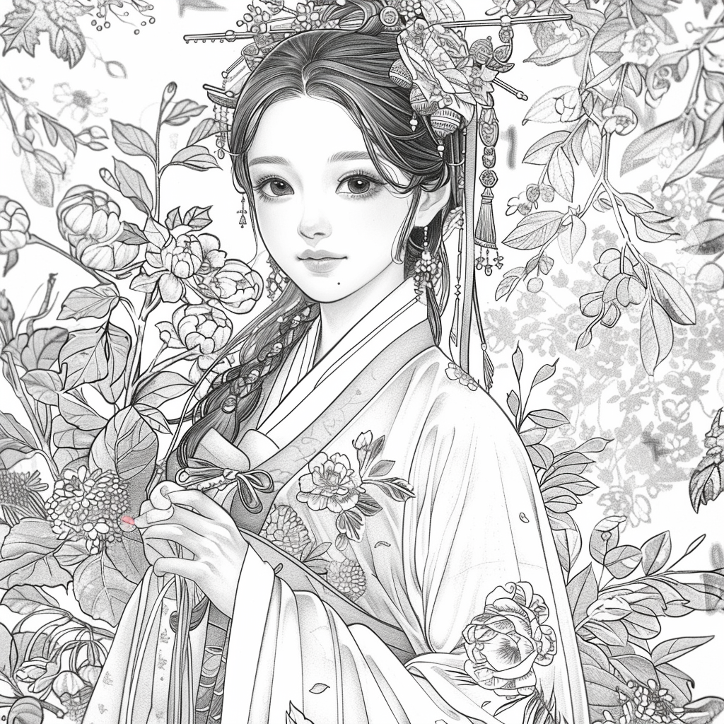 Whispers of Blossoming Serenity