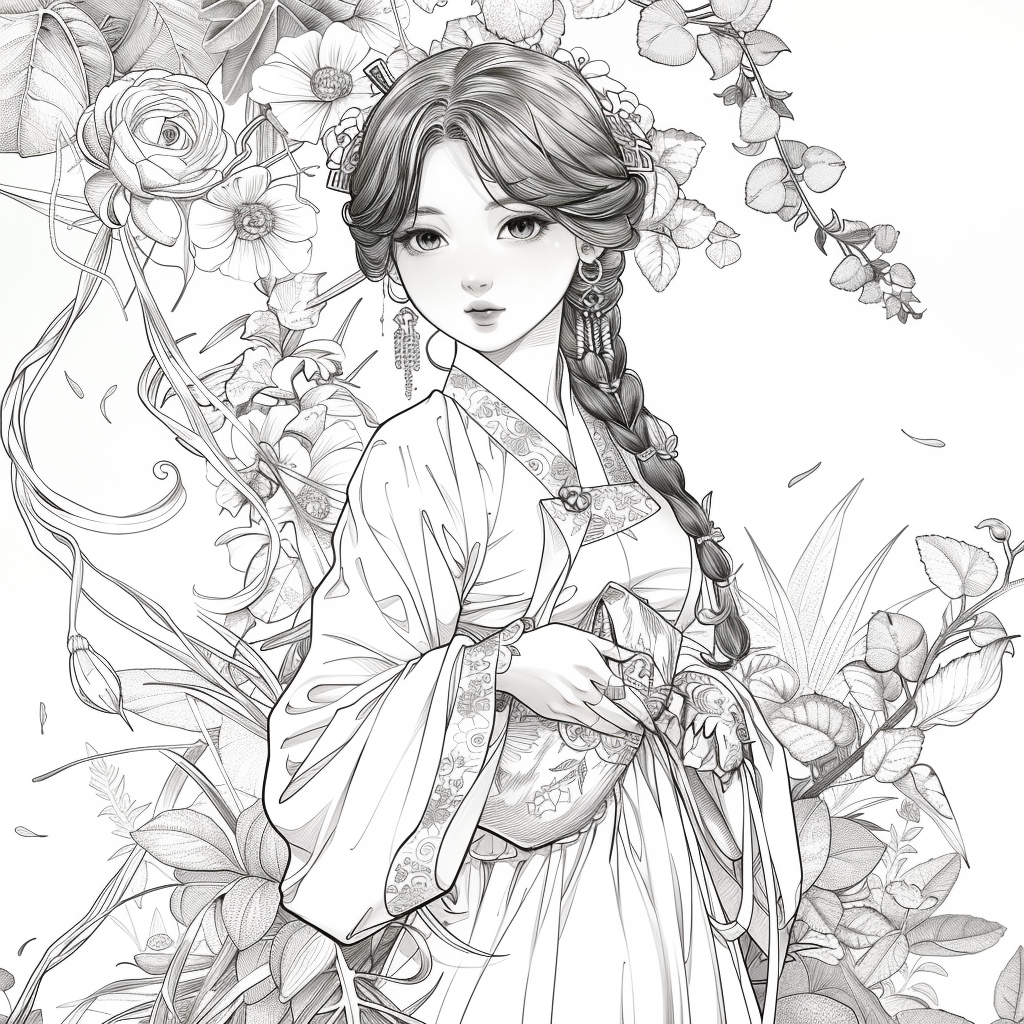 Whispers of Petals – The Dreaming Hanbok Girl