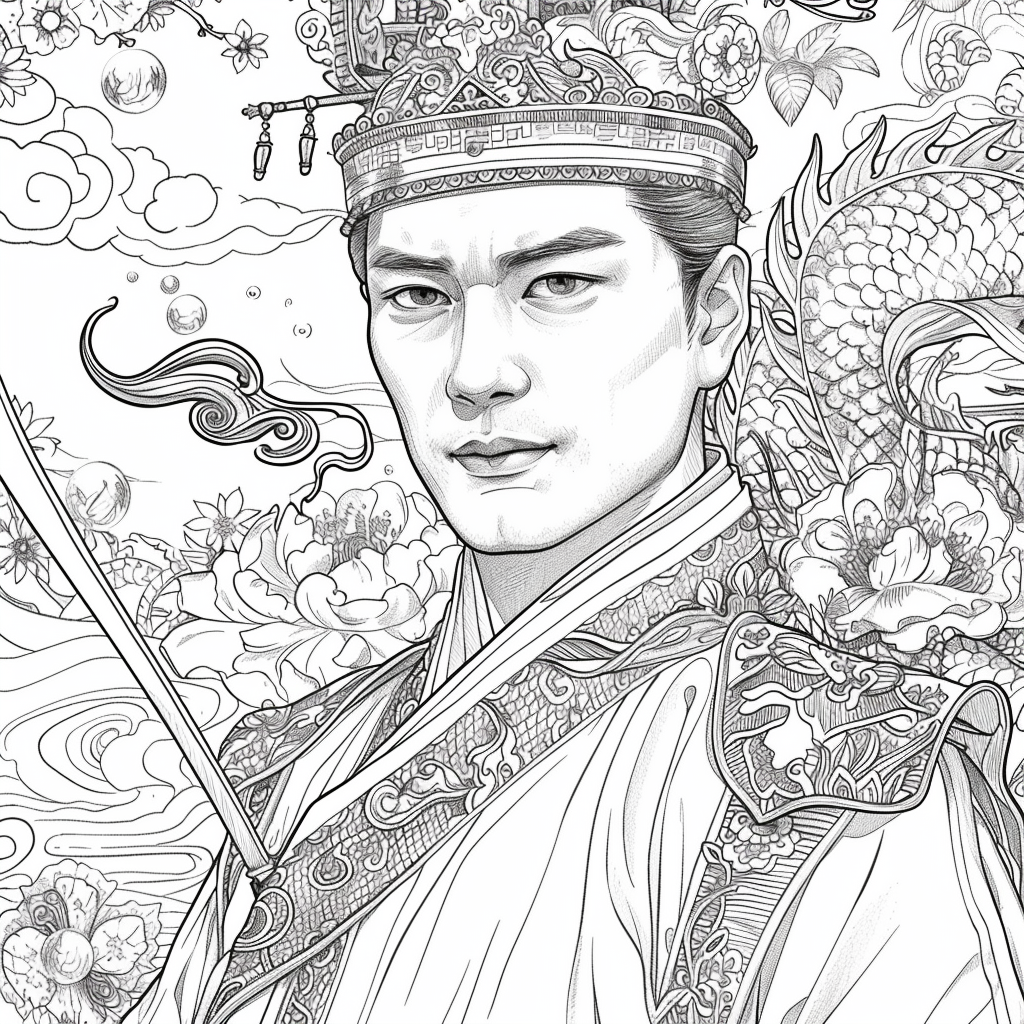 Oriental beauty Whispers of the Jade Lotus