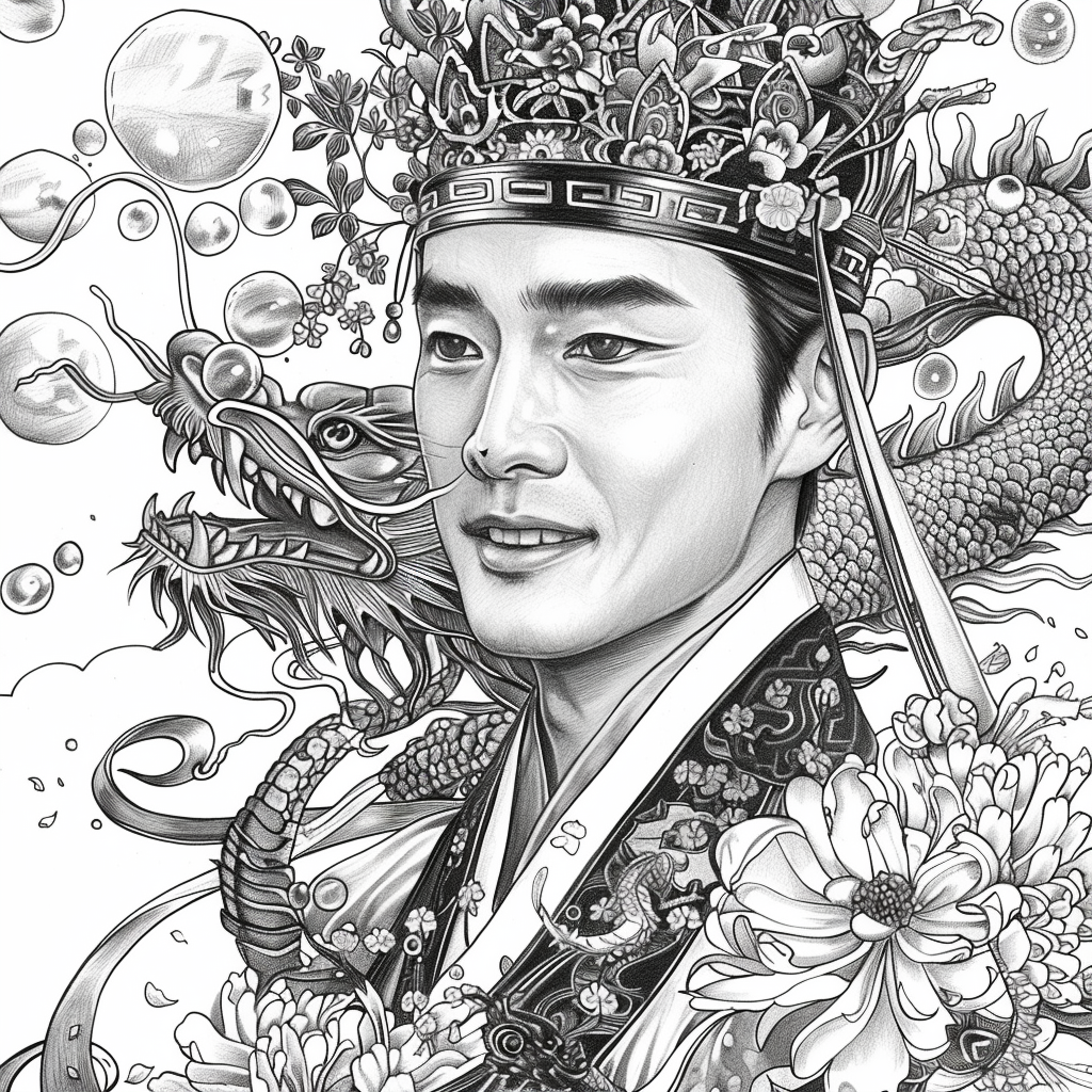 Oriental beauty Whispers of the Jade Lotus