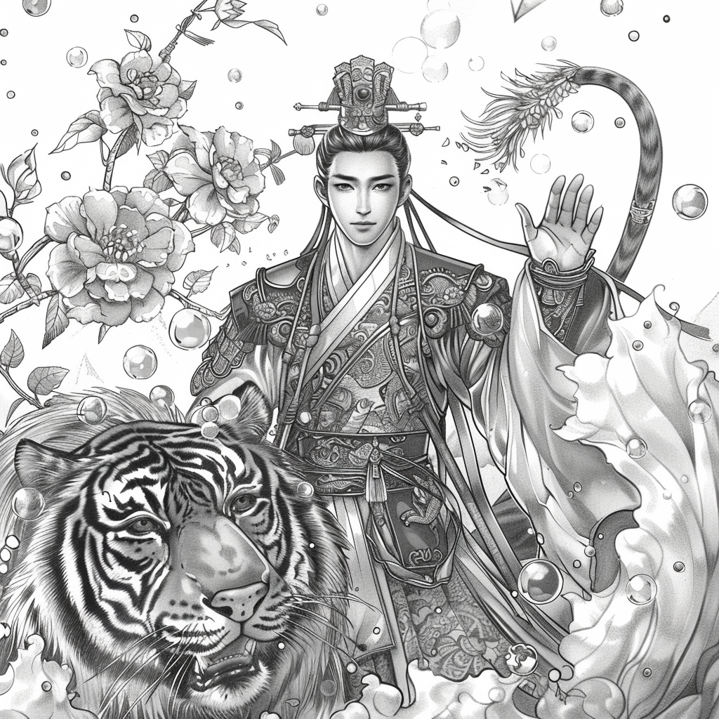 Oriental beauty Whispers of the Jade Lotus