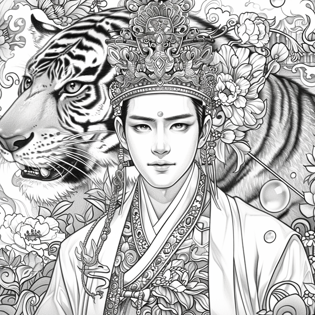 Oriental beauty Whispers of the Jade Lotus