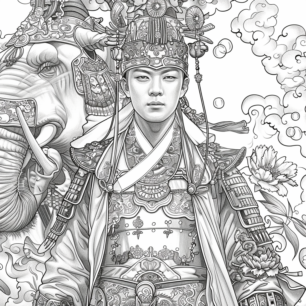 The Lotus General and the War Elephant