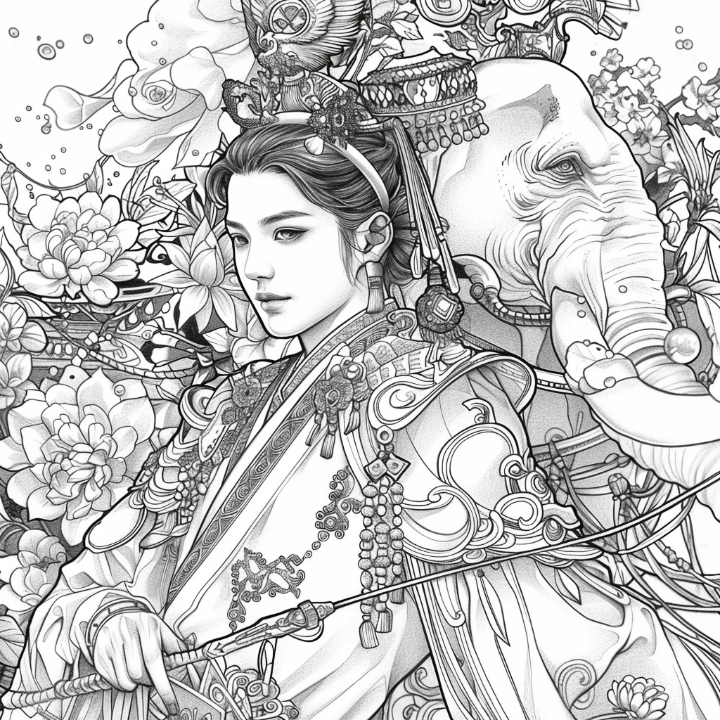 The Lotus General and the War Elephant