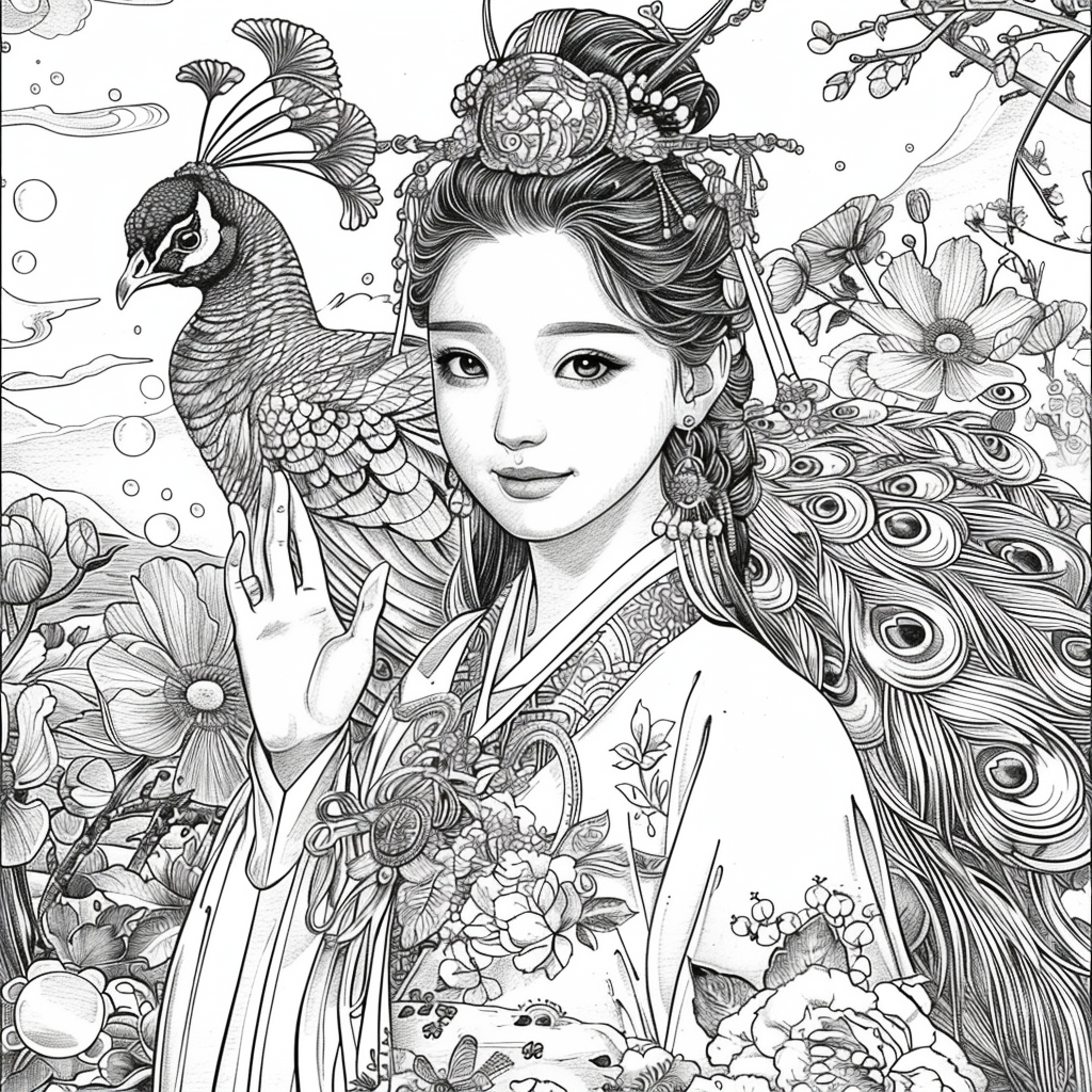 The Crimson Court – Portrait of the Royal Blossom
