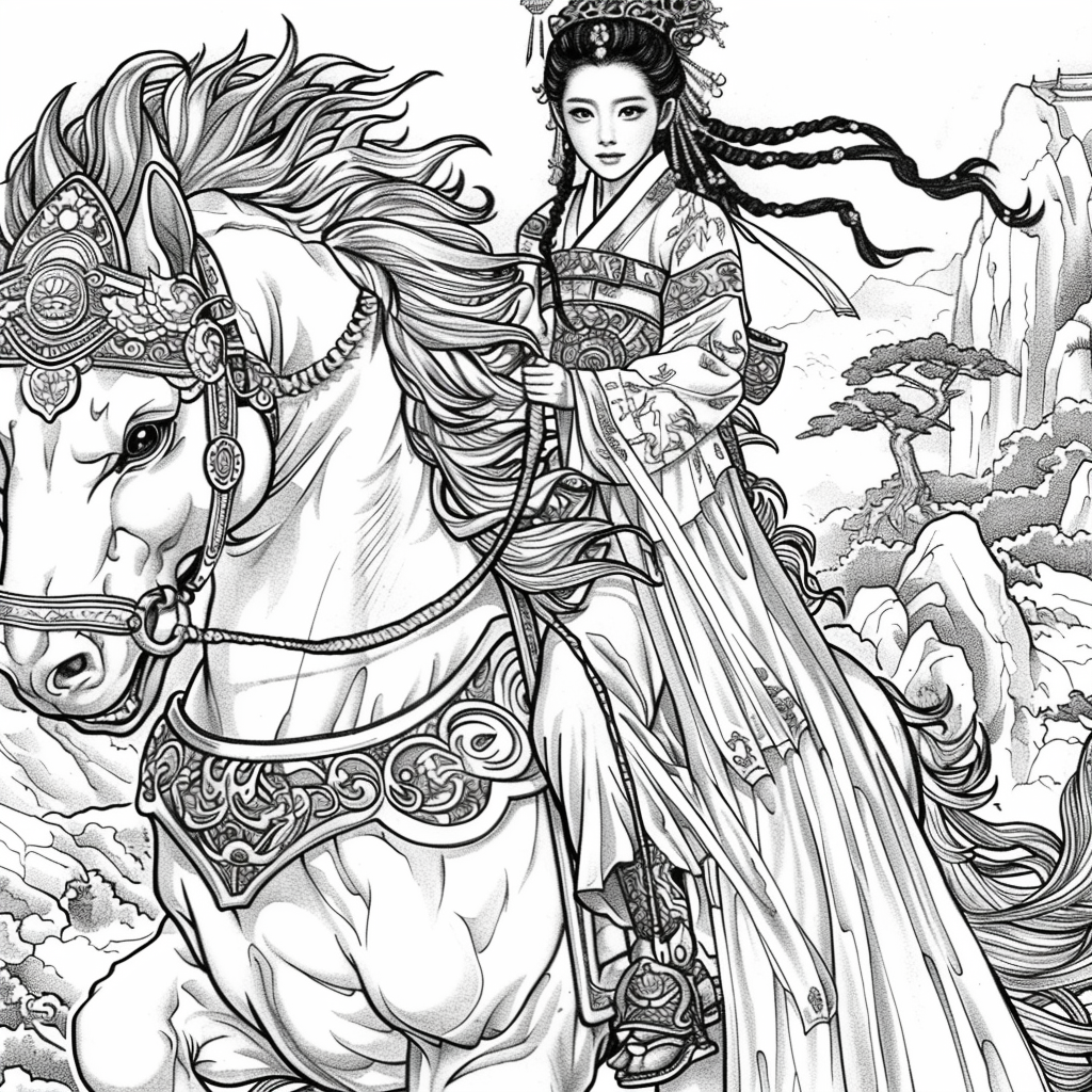The Lion Rider of the Celestial Winds