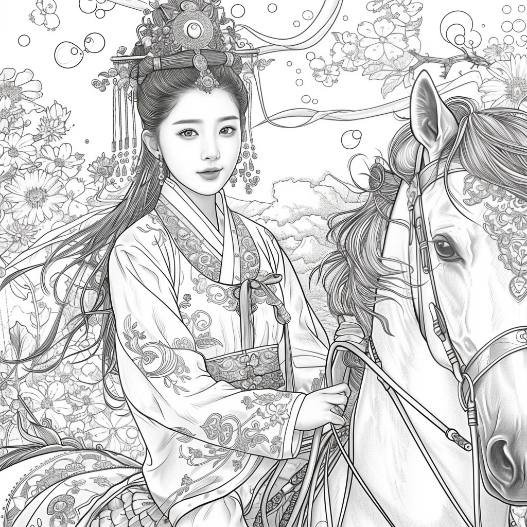 The Blossom Princess and Her Noble Steed