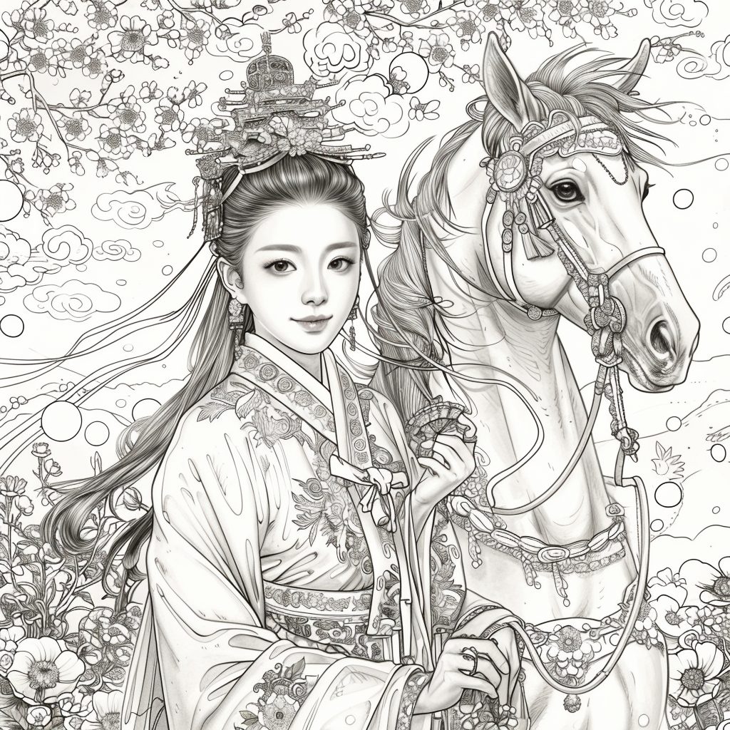 The Crimson Court – Portrait of the Royal Blossom