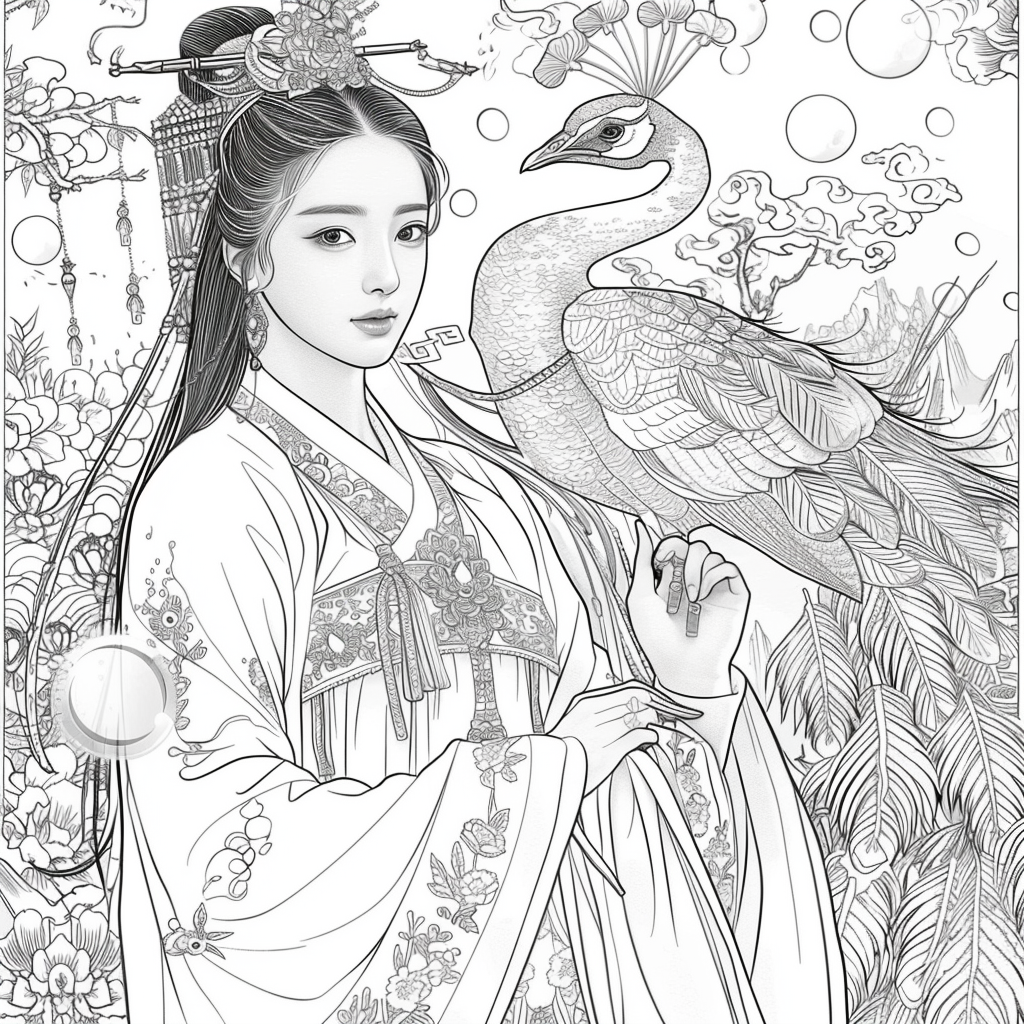 Pearl Blossom Princess – Grace Amid the Peonies