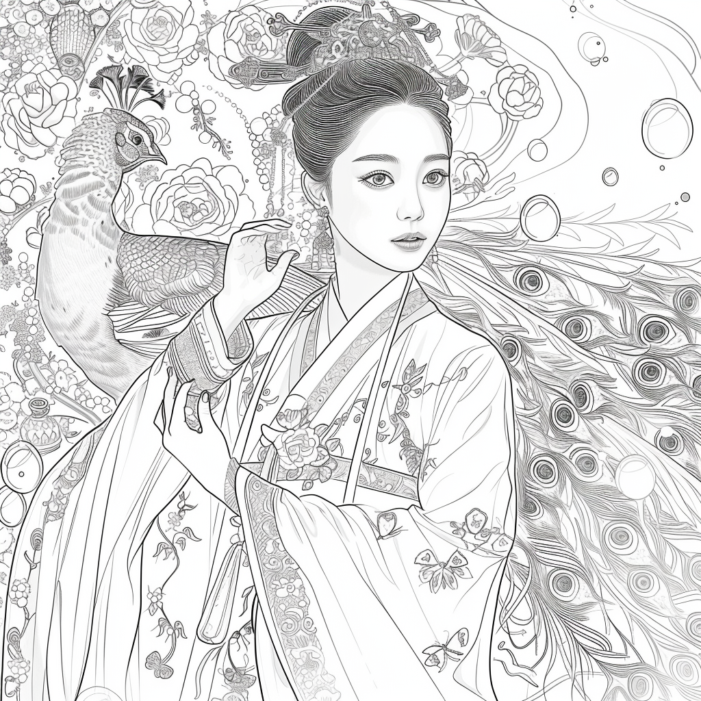 Pearl Blossom Princess – Grace Amid the Peonies