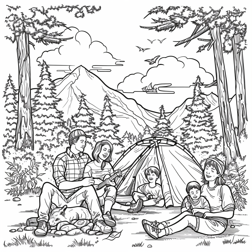 Forest Whispers – A Family's Quiet Escape