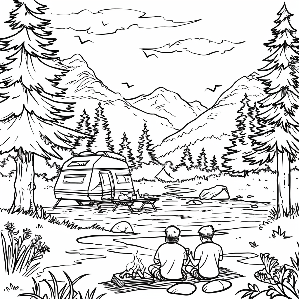Forest Whispers – A Family's Quiet Escape