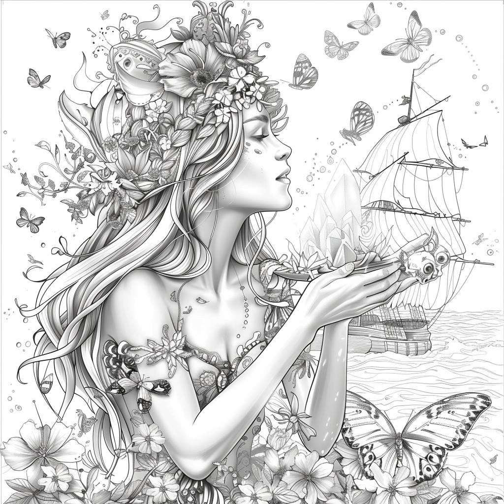 The Ocean Goddess of the Crystal Light