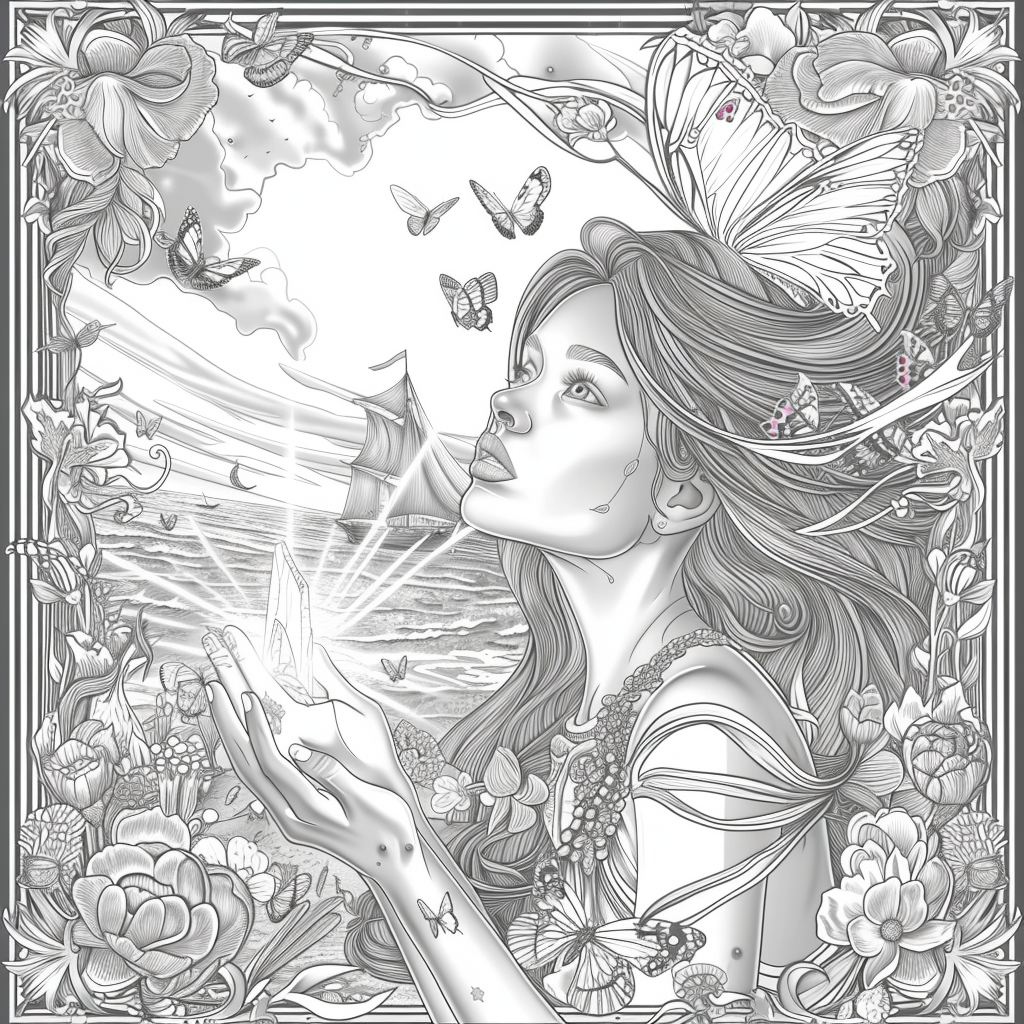 The Golden Goddess of Dreams and Butterflies