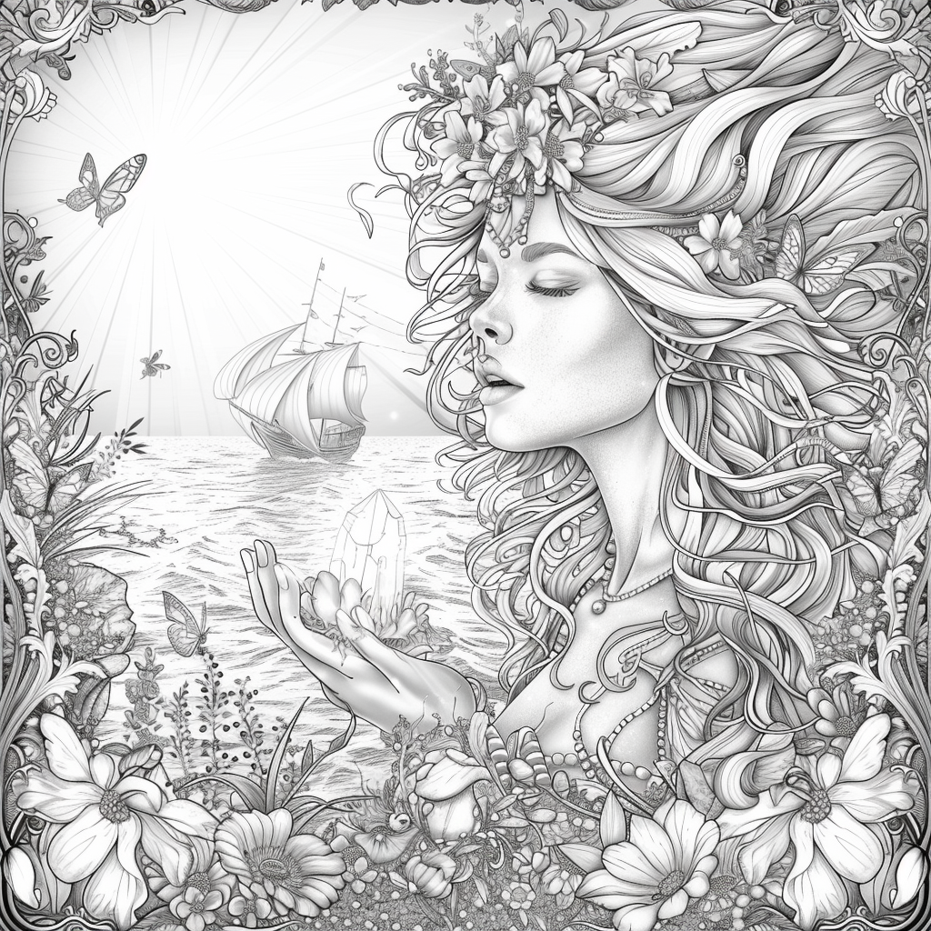 The Golden Goddess of Dreams and Butterflies