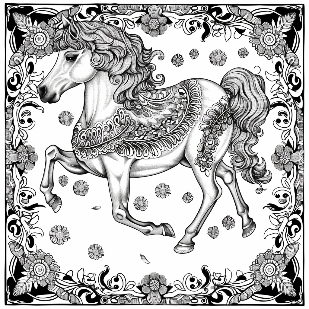 Floral Steed of the Eastern Winds