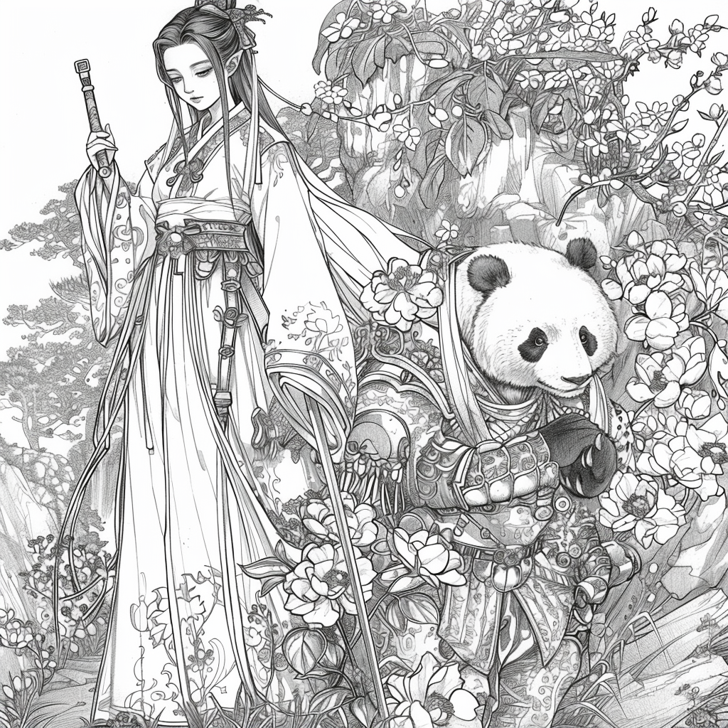 Harmony in the Bamboo Garden
