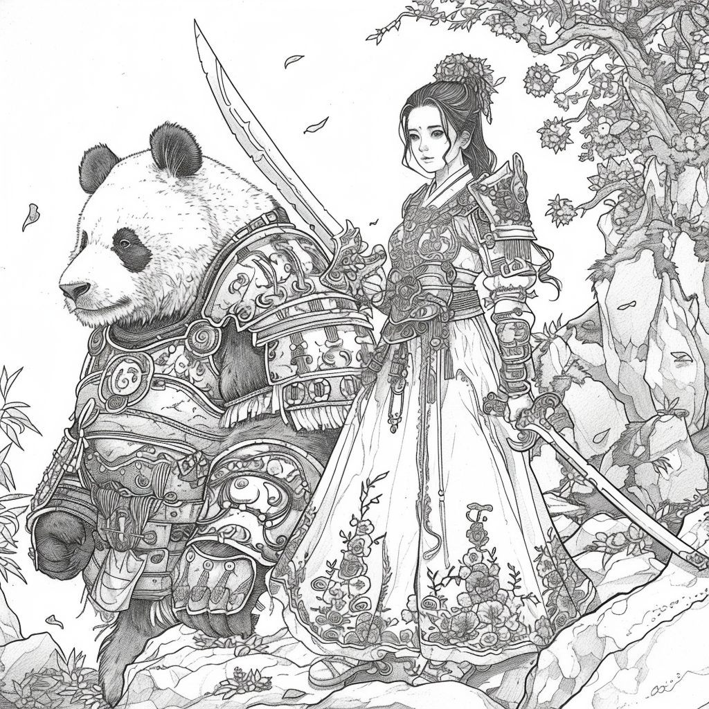 Harmony in the Bamboo Garden