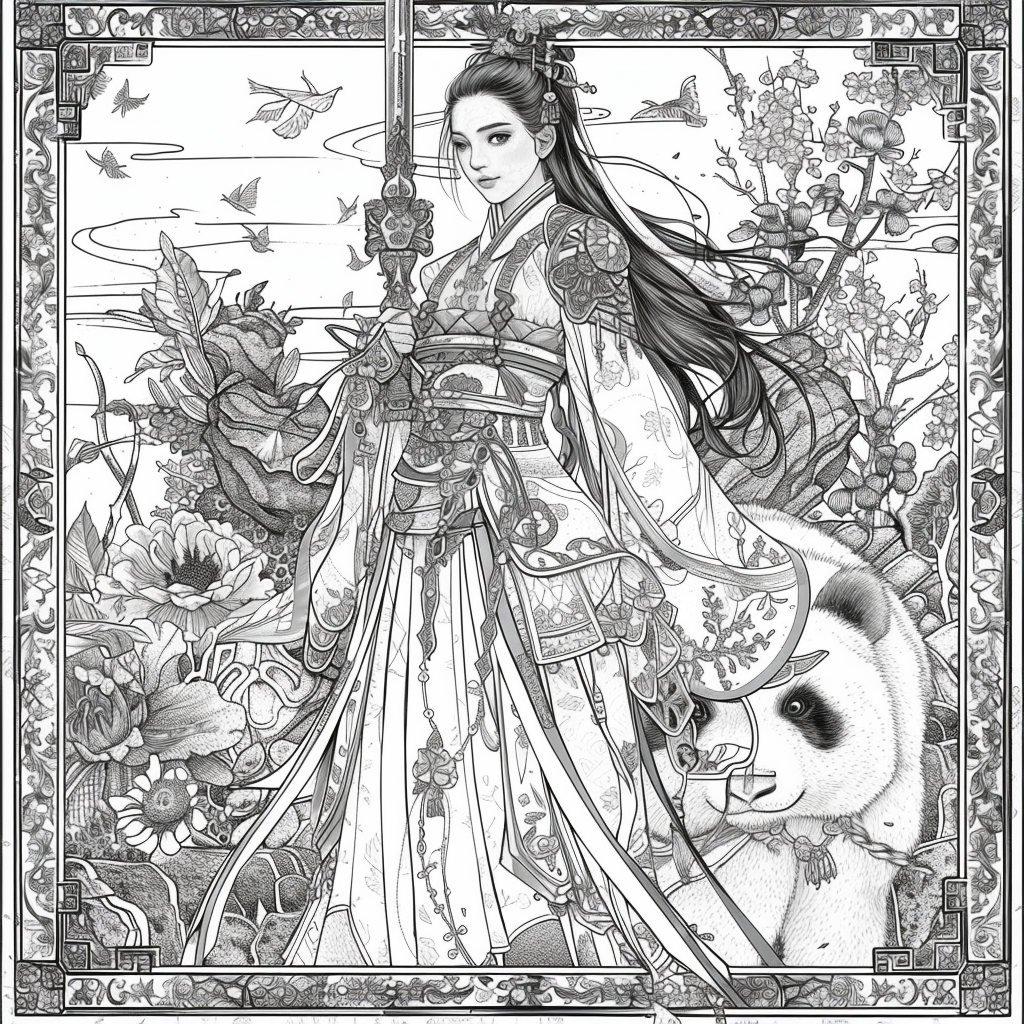 Harmony in the Bamboo Garden