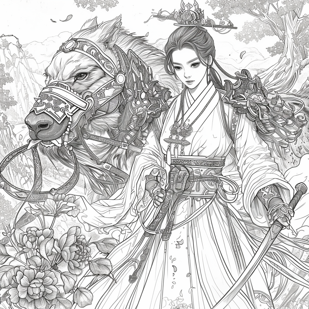 Harmony in the Bamboo Garden