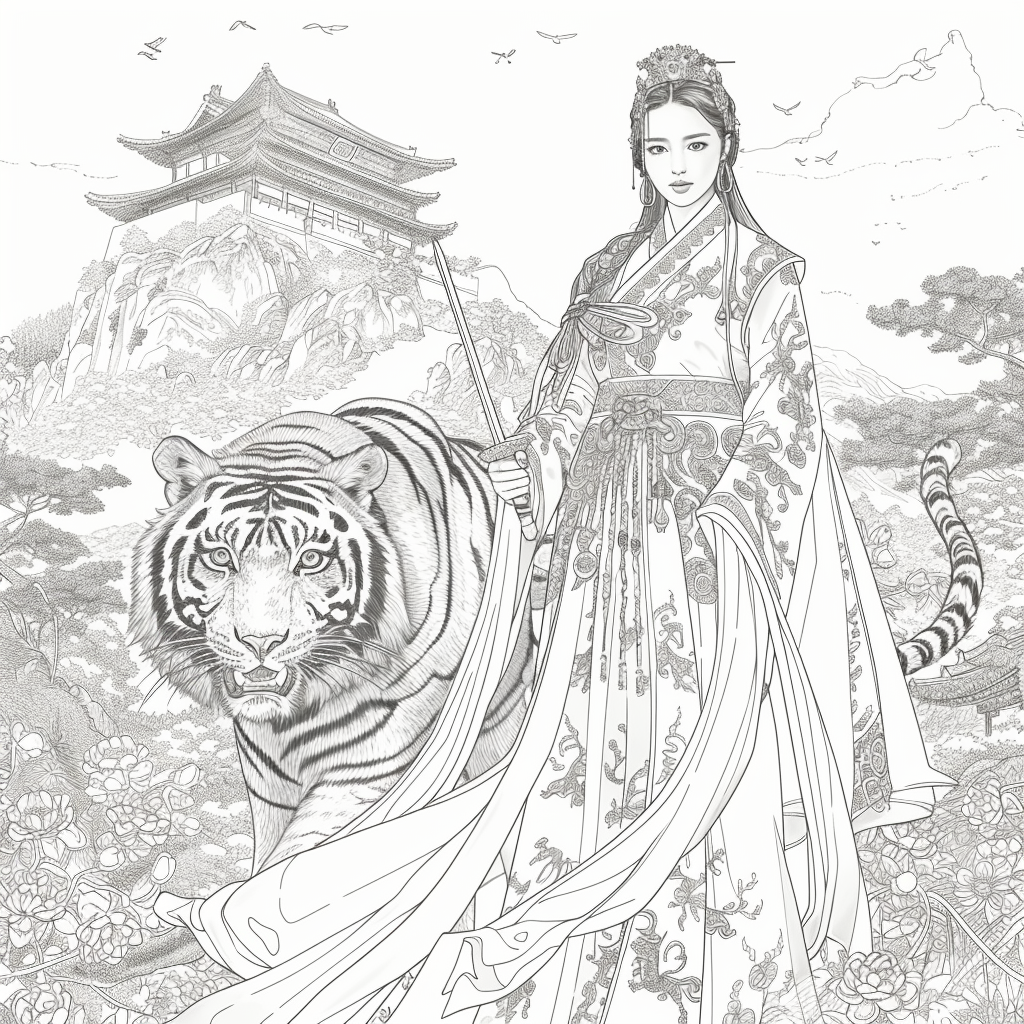 Moonlit Empress and the Peacock of Eternity